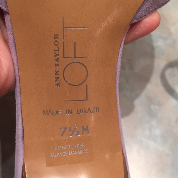 Ann Taylor loft suede sandals - Picture 6 of 6